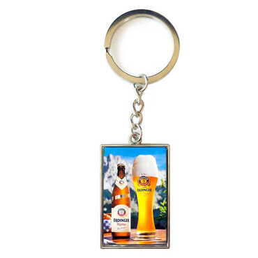 Promotional Metal Rectangle Keychain 30x100 mm - Thumbnail