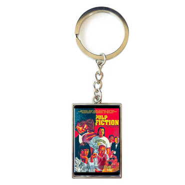 Promotional Metal Rectangle Keychain 30x100 mm - Thumbnail