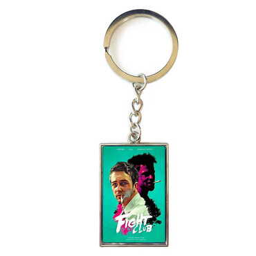 Promotional Metal Rectangle Keychain 30x100 mm - Thumbnail