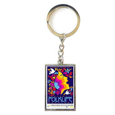 Promotional Metal Rectangle Keychain 30x100 mm - Thumbnail