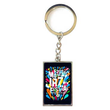 Promotional Metal Rectangle Keychain 30x100 mm - Thumbnail