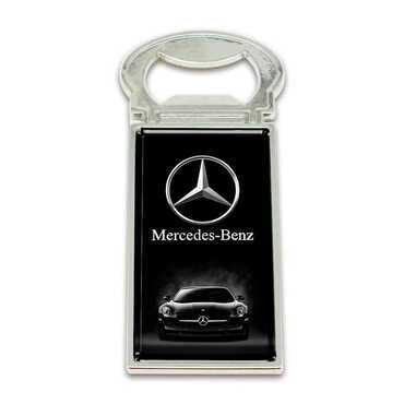 Promotional Metal Rectangle Magnetic Opener 33x90 mm - Thumbnail