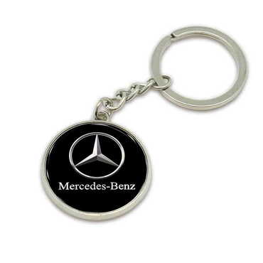 Myros - Promotional Metal Round Keychain 35x90 mm