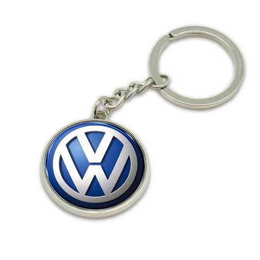 Promotional Metal Round Keychain 35x90 mm - Thumbnail