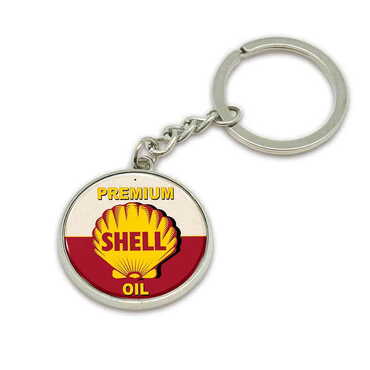 Promotional Metal Round Keychain 35x90 mm - Thumbnail