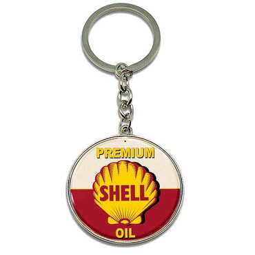 Promotional Metal Round Keychain 40x100 mm - Thumbnail