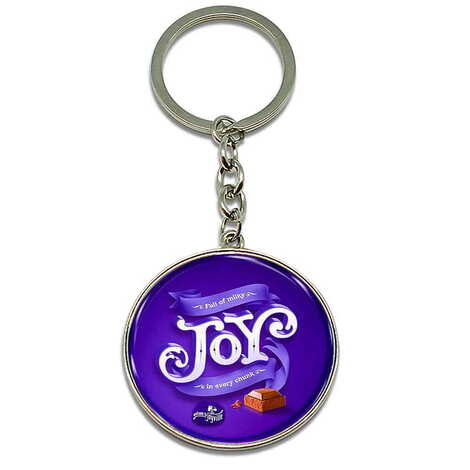 Promotional Metal Round Keychain 40x100 mm