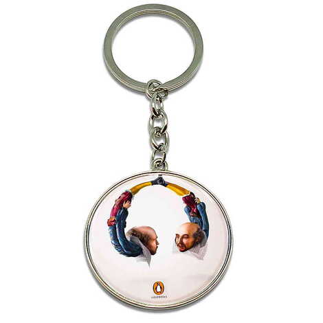 Promotional Metal Round Keychain 40x100 mm