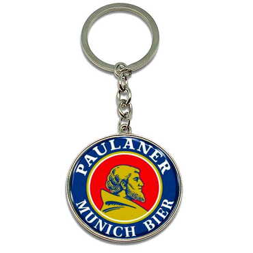 Promotional Metal Round Keychain 40x100 mm - Thumbnail