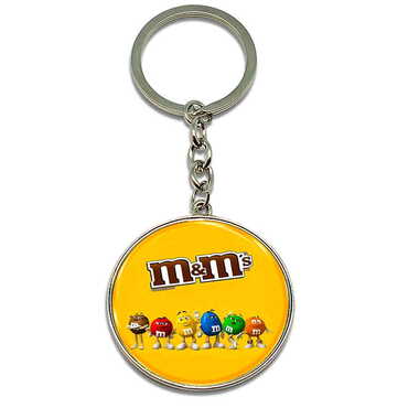 Promotional Metal Round Keychain 40x100 mm - Thumbnail