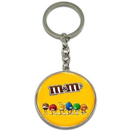 Promotional Metal Round Keychain 40x100 mm