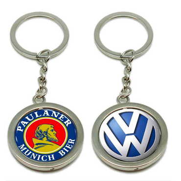 Promotional Metal Spinner Keychain 38x100 mm - Thumbnail