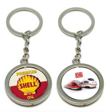 Promotional Metal Spinner Keychain 38x100 mm - Thumbnail