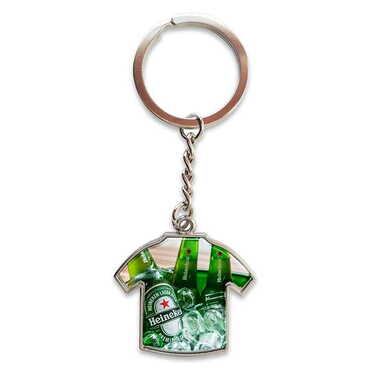 Promotional Metal T-Shirt Shaped Keychain 34x92 mm - Thumbnail