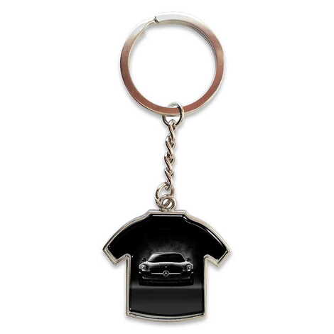 Promotional Metal T-Shirt Shaped Keychain 34x92 mm