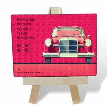 Myros - Promotional Mini Print Canvas Magnet With Easel 70x100 mm