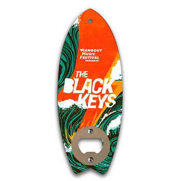 Myros - Promotional Surf Board Shaped Printed MDF Wooden Bottle Opener 185x72 mm