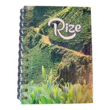Toptan Rize Temalı Ahşap Kapaklı Defter 120x170 mm - 2
