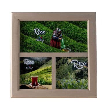 Rize Themed Big Wooden Printed Frame 210x210 mm - 3