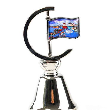 Toptan Rize Temalı Myros Metal Bayrak Çan 44x96 mm - Myros