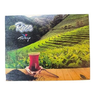 Rize Themed Wooden UV Printed Travel Postcard 116x150 mm - 5