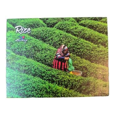 Rize Themed Wooden UV Printed Travel Postcard 116x150 mm - 6