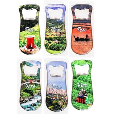 Rize Themed Customizable Metal Magnetic Bottle Opener 95x42 mm - 3