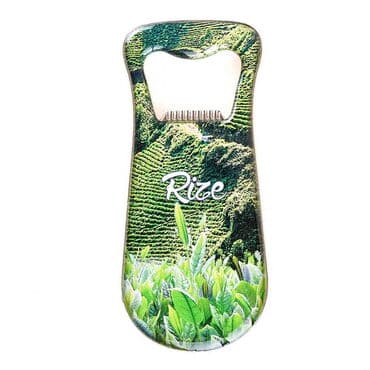 Rize Themed Customizable Metal Magnetic Bottle Opener 95x42 mm - 4