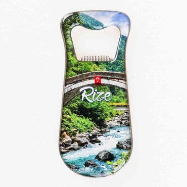 Rize Themed Customizable Metal Magnetic Bottle Opener 95x42 mm - 8
