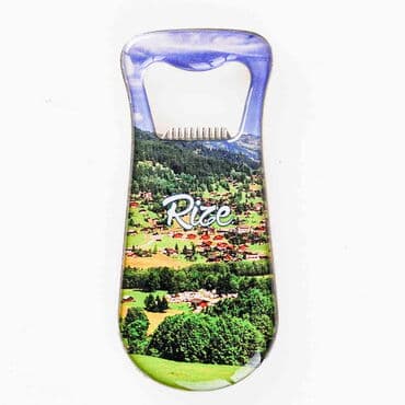 Rize Themed Customizable Metal Magnetic Bottle Opener 95x42 mm - 10