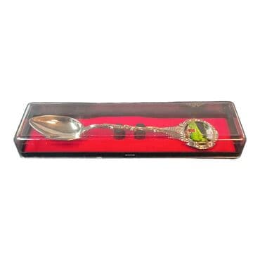 Rize Themed Collectible Souvenir Metal Tea Spon With Giftbox 25x130 mm - 3