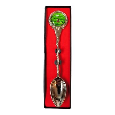Rize Themed Collectible Souvenir Metal Tea Spon With Giftbox 25x130 mm - 5