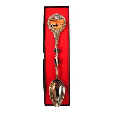 Rize Themed Collectible Souvenir Metal Tea Spon With Giftbox 25x130 mm - 6