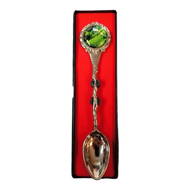 Rize Themed Collectible Souvenir Metal Tea Spon With Giftbox 25x130 mm - 7