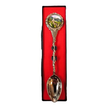 Rize Themed Collectible Souvenir Metal Tea Spon With Giftbox 25x130 mm - 8