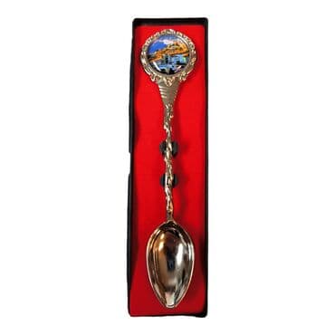 Rize Themed Collectible Souvenir Metal Tea Spon With Giftbox 25x130 mm - 9