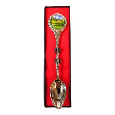 Rize Themed Collectible Souvenir Metal Tea Spon With Giftbox 25x130 mm - 10