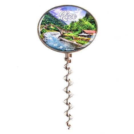 Toptan Rize Temalı Myros Metal Tirbüşon - 5