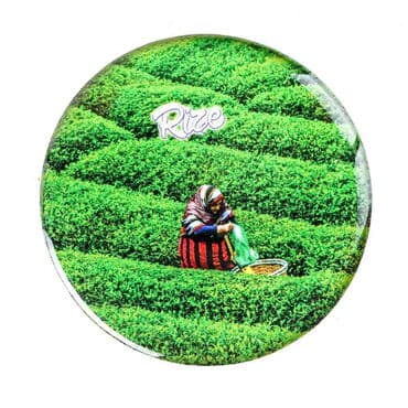 Rize Themed Epoxy Dome Round Souvenir Fridge Magnet 67 mm - 14