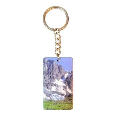 Rize Themed Customised UV Printed Plastic Base Rectangle Keyring 31x106 mm - 5