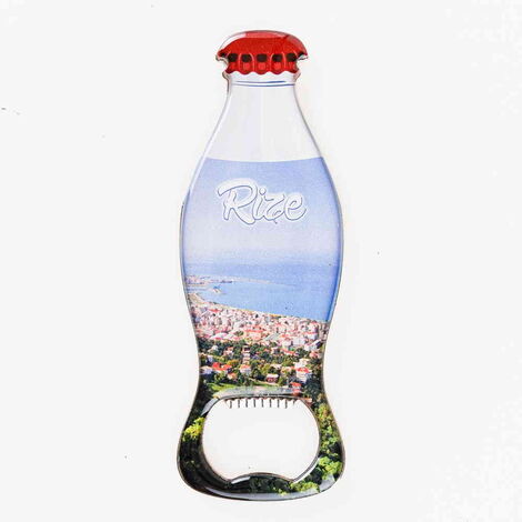 Rize Themed Coke Bottle Shaped Metal Magnetic Bottle Opener 120x41 mm