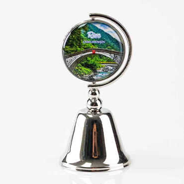 Rize Themed Collectible Souvenir Metal Bell 44x90 mm - Thumbnail