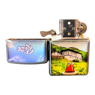 Rize Themed Custom Printed Metal Gasoline Lighter - Thumbnail