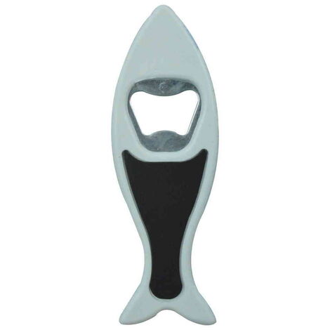 Rize Themed Customised UV Printed Fish Shape Printed Plastic Base Bottle Opener 42x130 mm