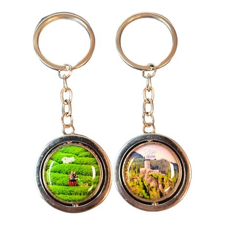 Rize Themed Metal Spinner Keychain 38x100 mm - 3