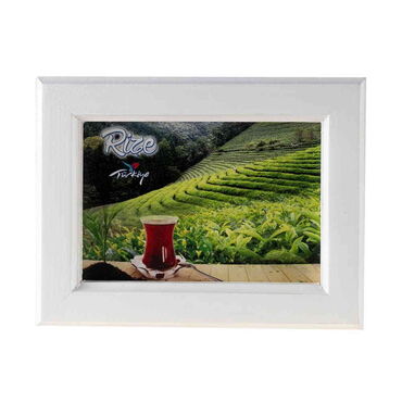 Rize Themed Small Wooden Printed Frame 120x150 mm - Thumbnail