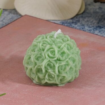 Rose Shaped Sphere Candle - 2