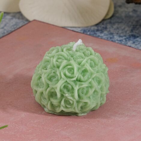 Rose Shaped Sphere Candle - 2
