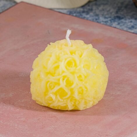 Rose Shaped Sphere Candle - 3