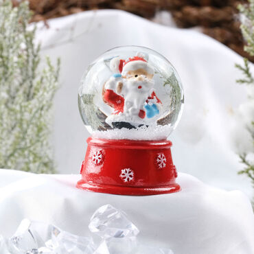 Myros - Round Santa Claus Snow Globe